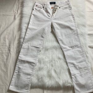 Wrangler Women's Off-White Straight Leg Jeans Corduroy